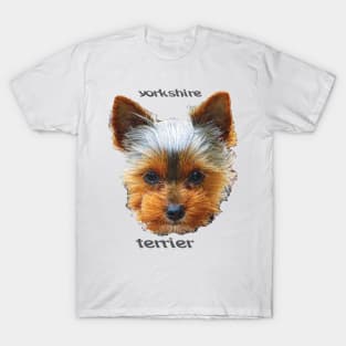 Printing dogs - Yorkshire Terrier T-Shirt